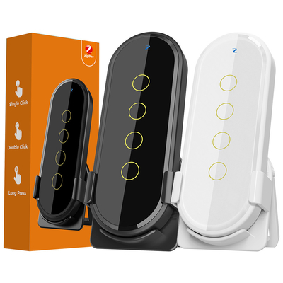 खरीदें Tuya ZigBee स्मार्ट होम सीन स्विच 4 गैंग 12 सीन टच लाइट स्विच रिमोट कंट्रोल स्मार्ट लाइफ ऐप ऑनलाइन निर्माण