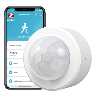 खरीदें Tuya Zigbee 3.0 पीआईआर गति डिटेक्टर चमक सेंसर 2 में 1 सुरक्षा विरोधी चोरी अलार्म सेंसर स्मार्ट प्रकाश सेंसर ऑनलाइन निर्माण