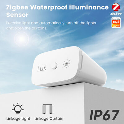 buy Zigbee Tuya स्मार्ट होम लाइट इल्यूमिनेशन सेंसर लाइट ब्राइटनेस डिटेक्शन डिटेक्शन सेंसर DIY लिंक्ड पर्दा IP67 वाटरप्रूफ और डस्टप्रूफ ऑनलाइन निर्माण
