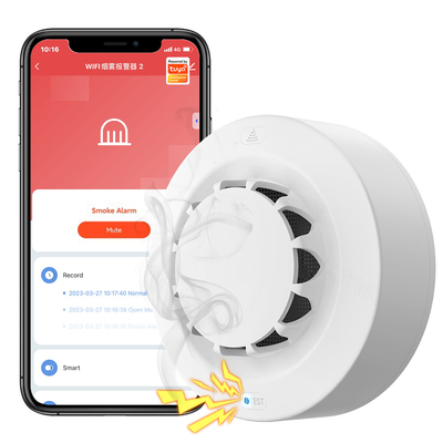 अच्छी कीमत Tuya WiFi स्मार्ट धुआं अलार्म डिटेक्टर अग्नि सुरक्षा 90db धुआंघर संयोजन अग्नि अलार्म गृह सुरक्षा प्रणाली ऑनलाइन