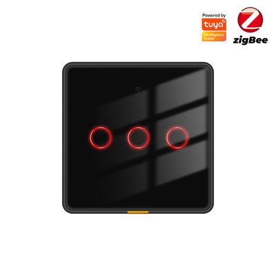 अच्छी कीमत Tuya Zigbee स्मार्ट लाइट स्विच ️ कोई तटस्थ तार नहीं, कोई संधारित्र की आवश्यकता नहीं, 100-250V, वॉयस और ऐप कंट्रोल, एलेक्सा और गूगल होम संगत, यूरोपीय संघ टच स्विच ऑनलाइन