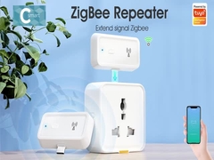 सिग्नल एम्पलीफायर के माध्यम से Tuya ZigBee रिपीटर टाइप-सी वायरलेस बूस्टर स्मार्ट ZigBee सिग्नल एक्सटेंडर