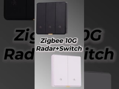 Tuya ZigBee रडार मोशन सेंसर स्विच सेंसर कोई तटस्थ स्मार्ट होम यूरोपीय संघ दीवार प्रकाश बटन बंद